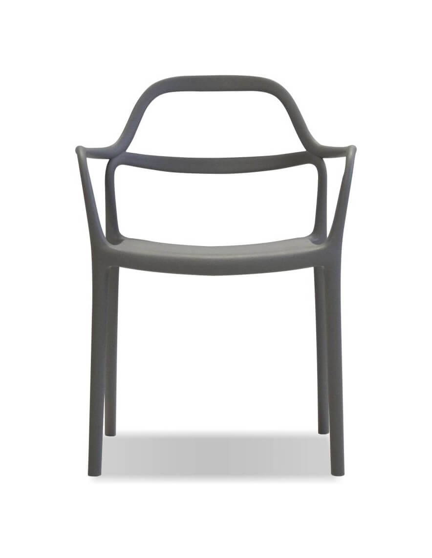 Chewie Polypropylene Stackable Outdoor Dining Chair