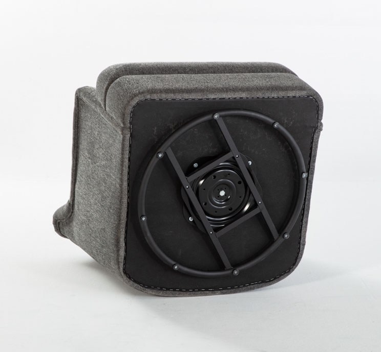 Urbane Fabric Swivel Armchair