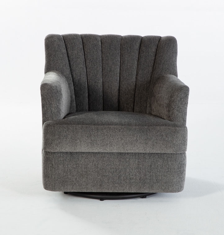 Urbane Fabric Swivel Armchair