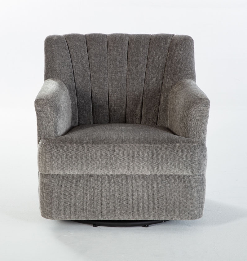 Urbane Fabric Swivel Armchair