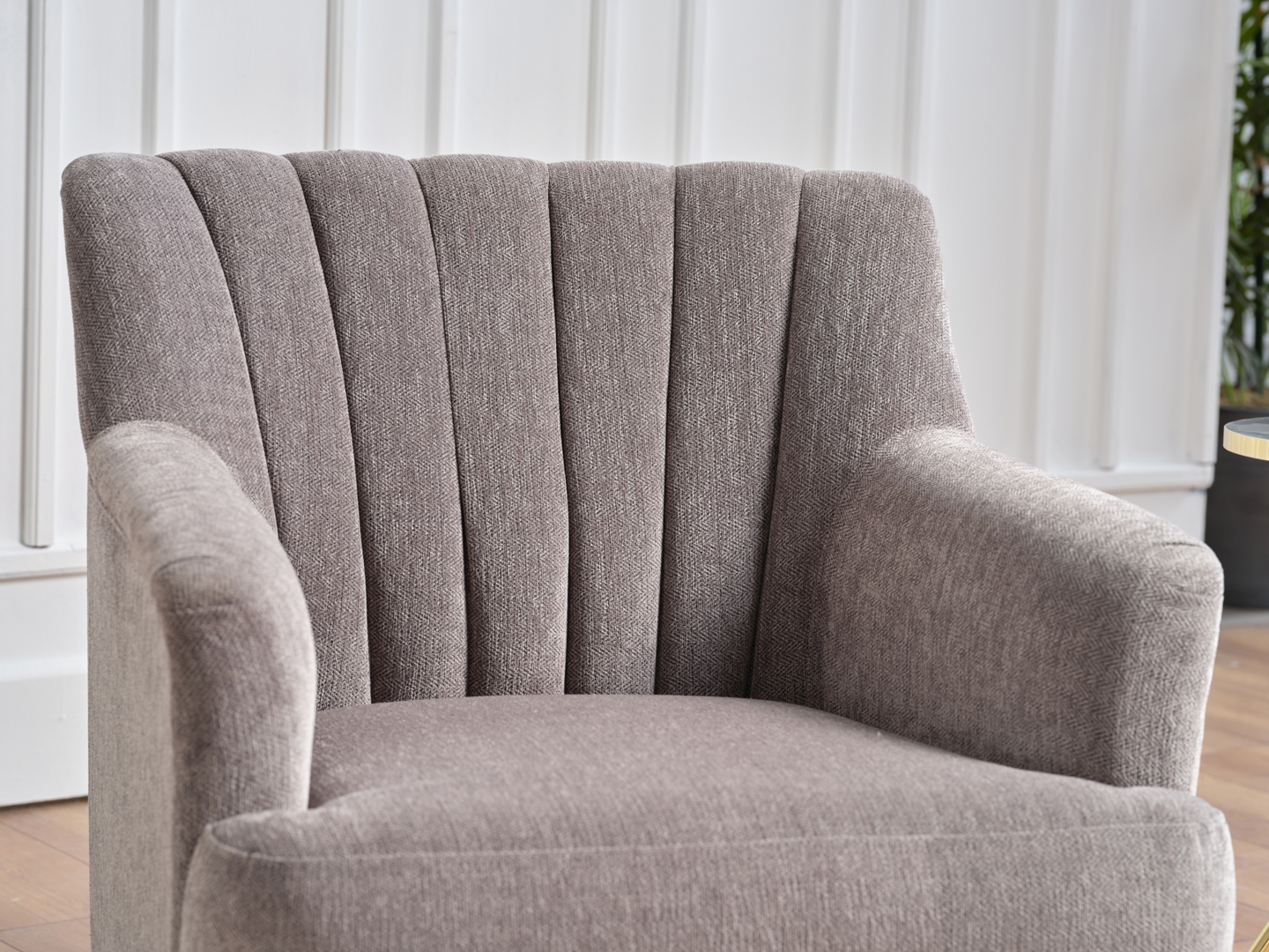 Urbane Fabric Swivel Armchair