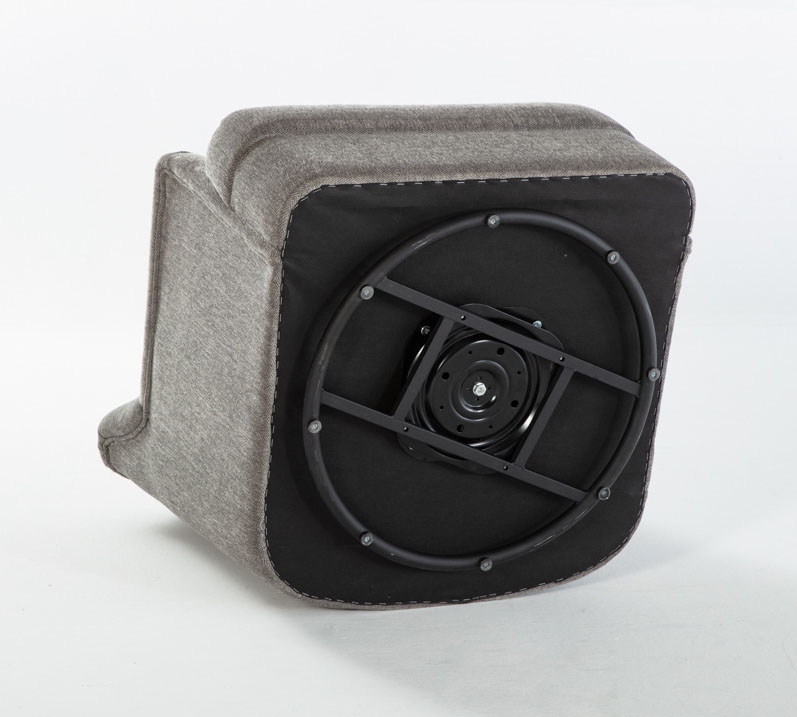 Urbane Fabric Swivel Armchair