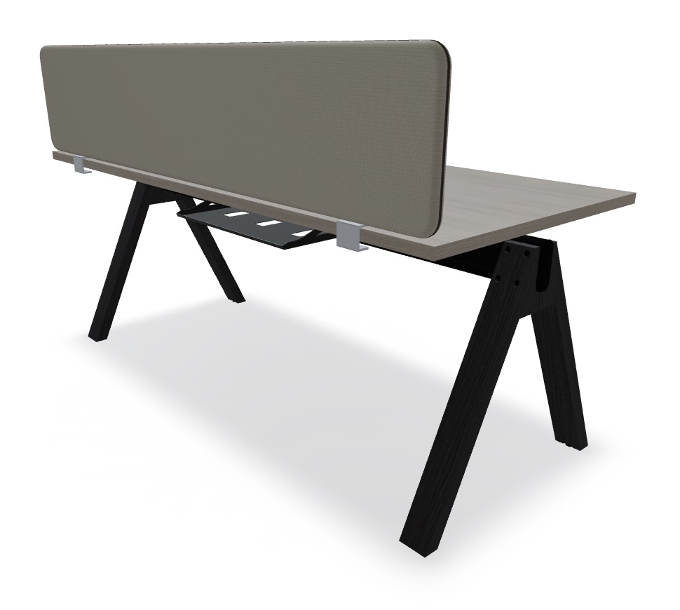 Viga Office Melamine Single Straight Desk, W70.8" x D31.4"