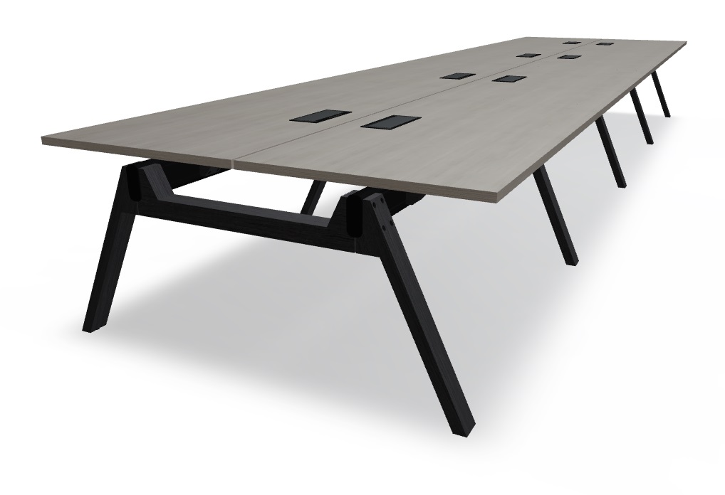 Balance Angle 4 Pod Back to Back Desk