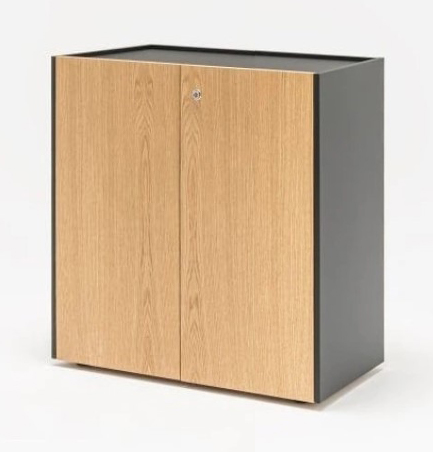 Viga Office Veneer/HPL Lockable Storage Cabinet