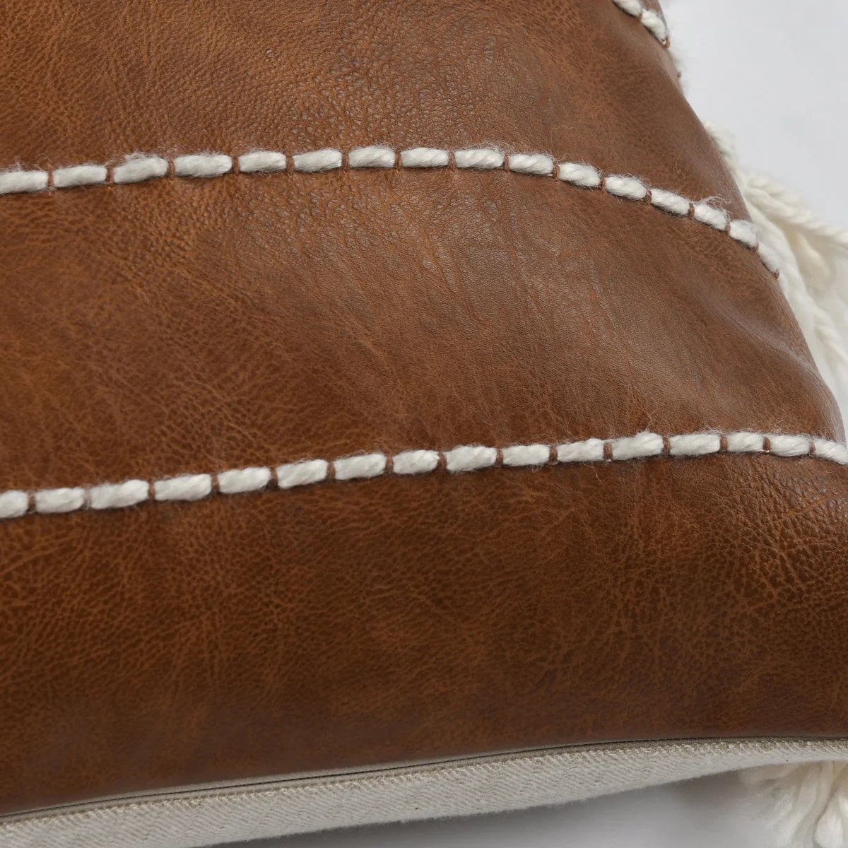 DV Ezekiel 18x18 Vegan Leather Pillow