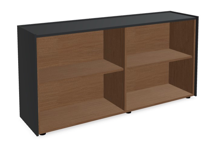 Viga Office Veneer/HPL Bookcase w/4 Shelves
