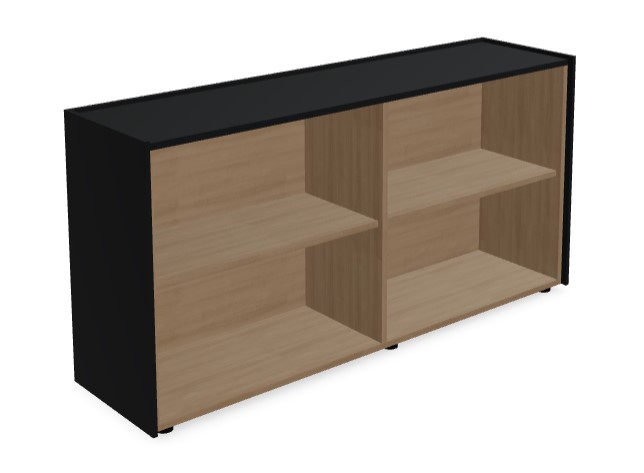 Viga Office Melamine Bookcase w/4 Shelves