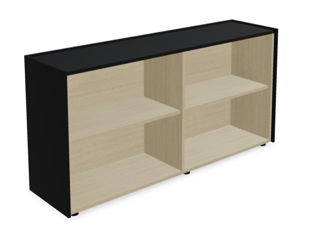 Viga Office Melamine Bookcase w/4 Shelves
