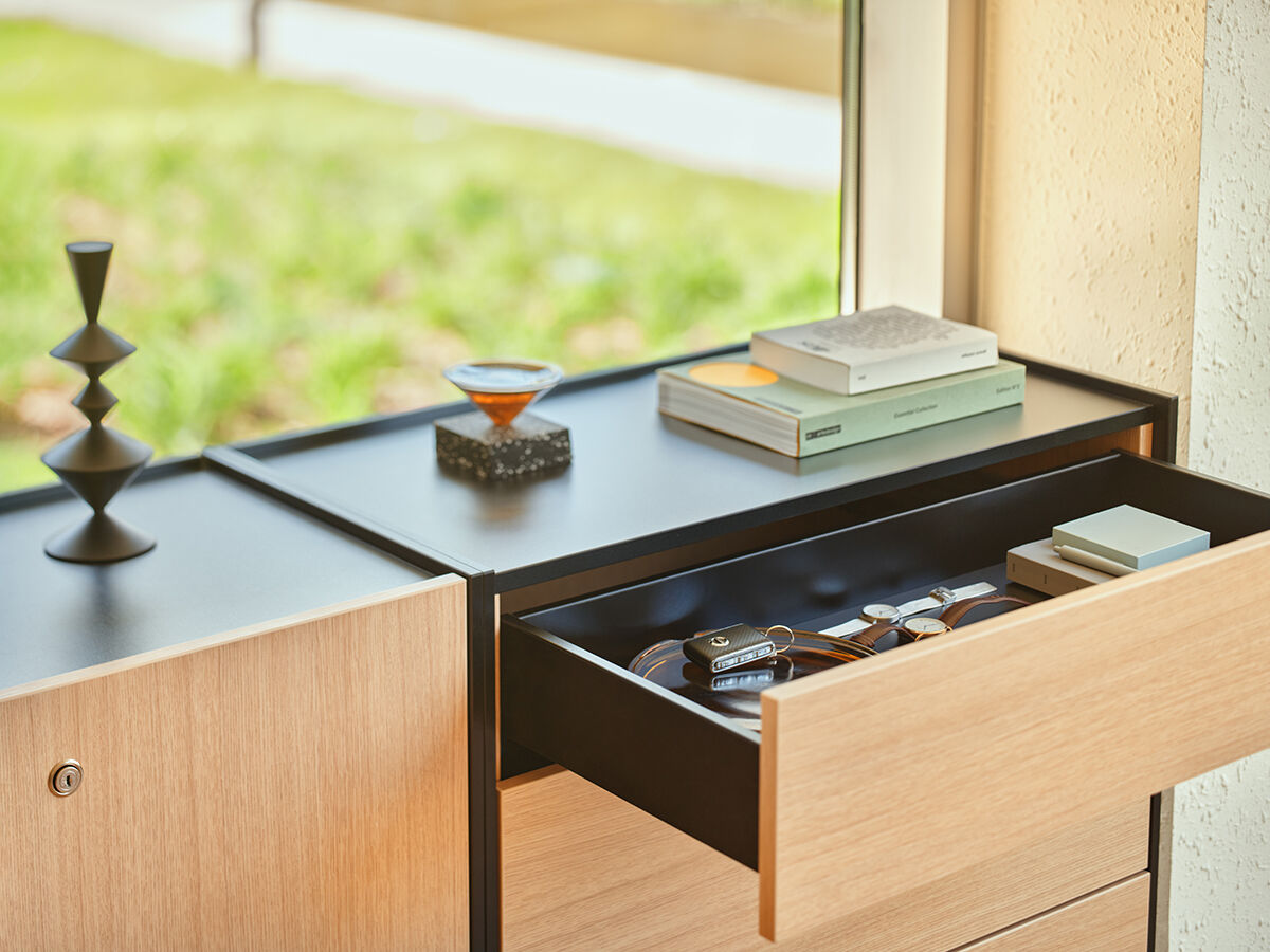 Viga Office Melamine Storage Cabinet w/3 Drawers
