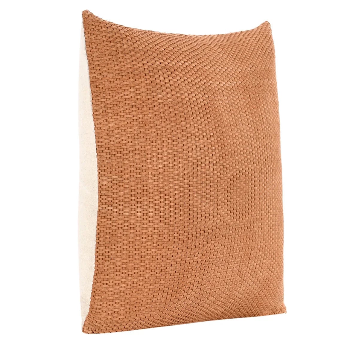 Bassinet 18x18 Suede Leather/Fabric Pillow