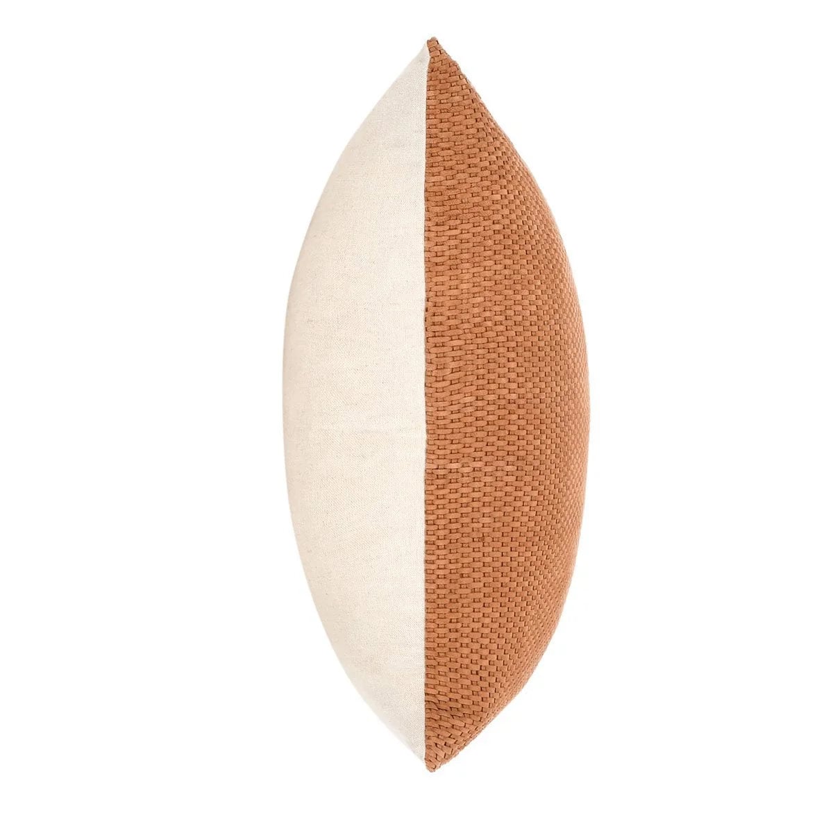 Bassinet 18x18 Suede Leather/Fabric Pillow