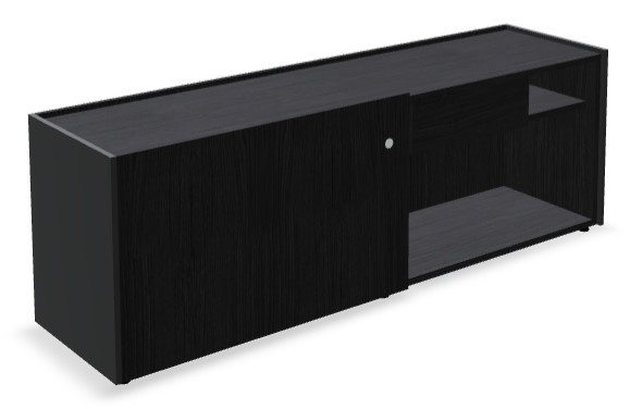 Viga Office D16.4" Veneer Sideboard w/Sliding Door & Drawer
