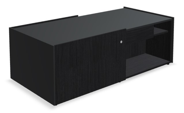 Viga Office D30.9" Veneer Sideboard w/Sliding Door & Drawer