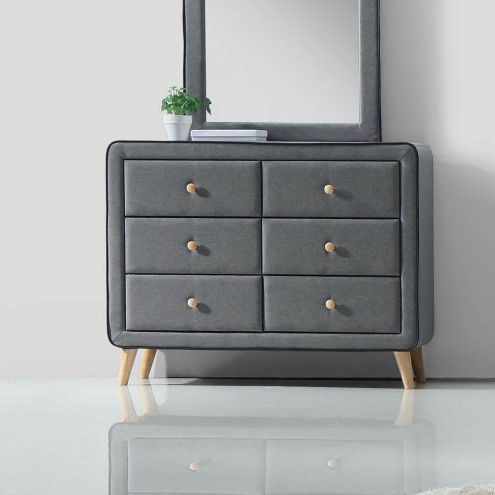 Valda Fabric Platform Bedroom Set
