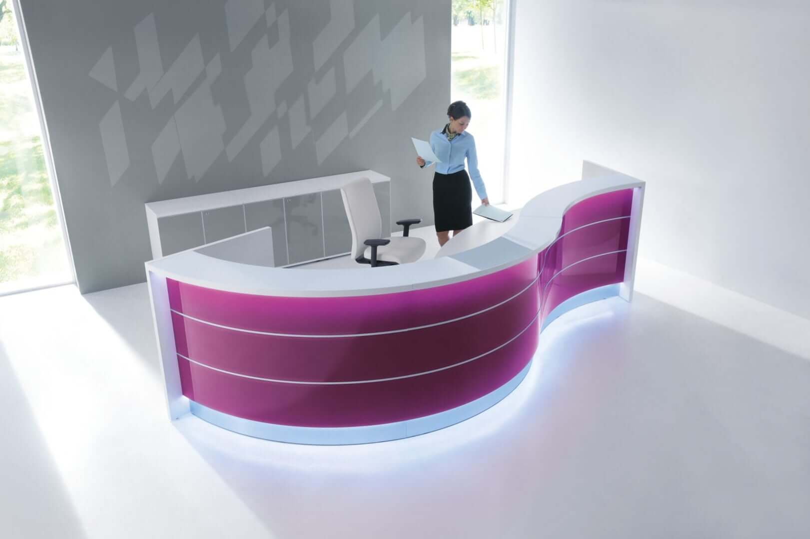 VALDE Customizable Reception Desk by MDD Office Furniture