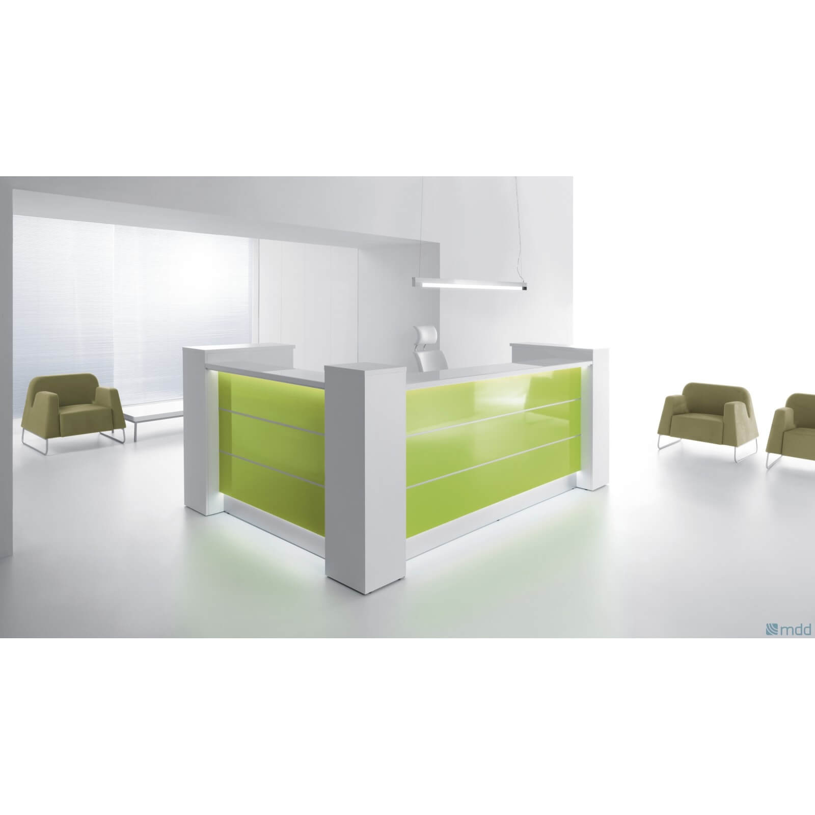 VALDE Customizable Reception Desk by MDD Office Furniture