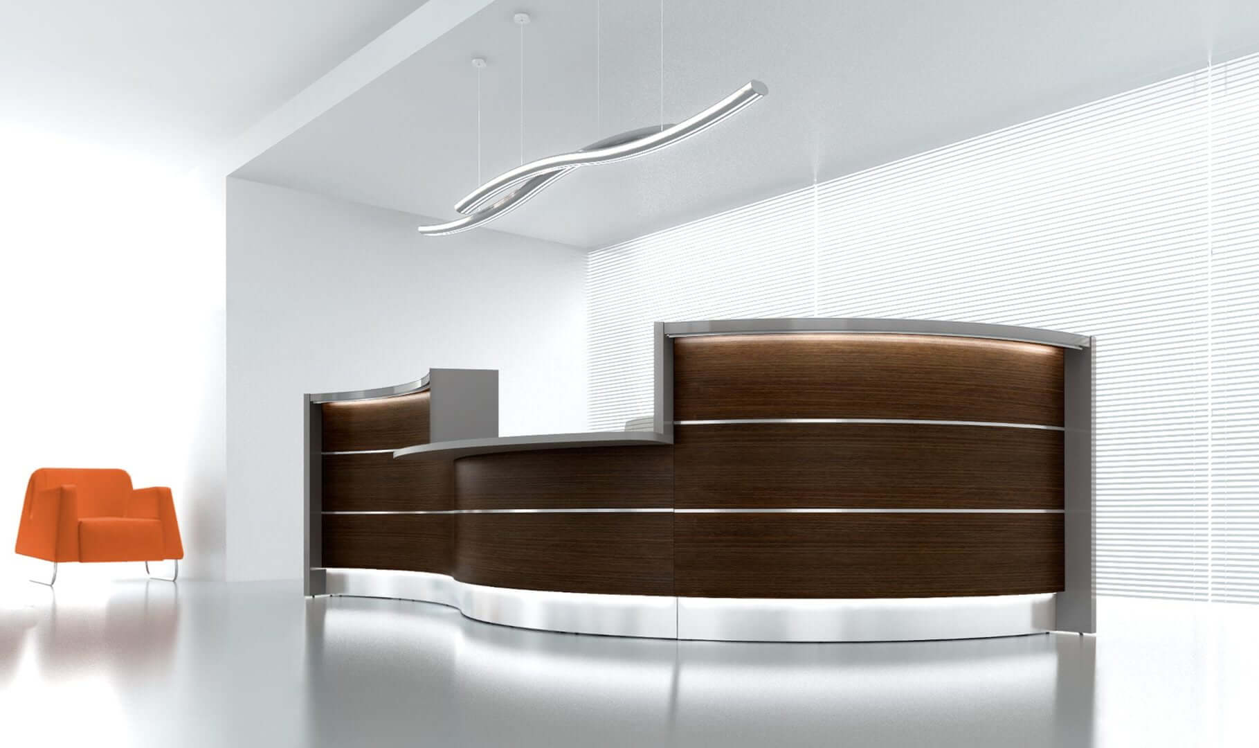 VALDE Customizable Reception Desk by MDD Office Furniture