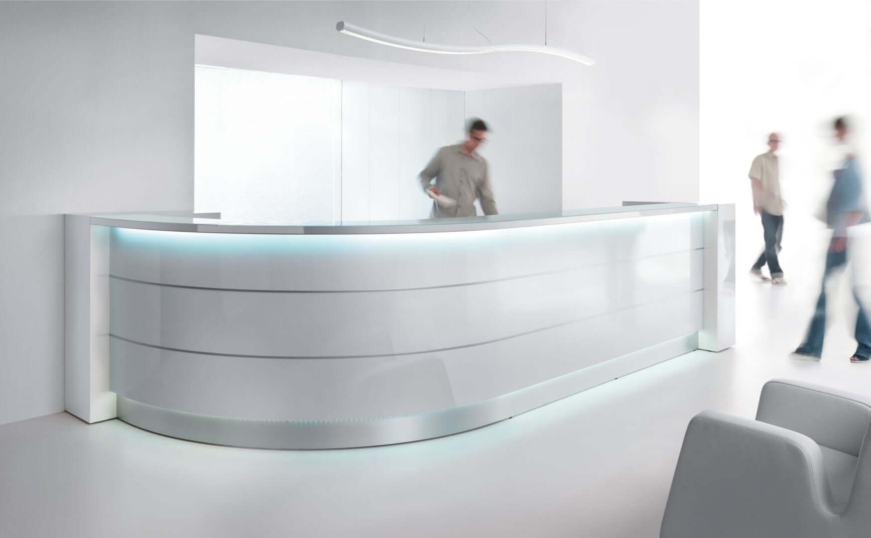 VALDE Customizable Reception Desk by MDD Office Furniture