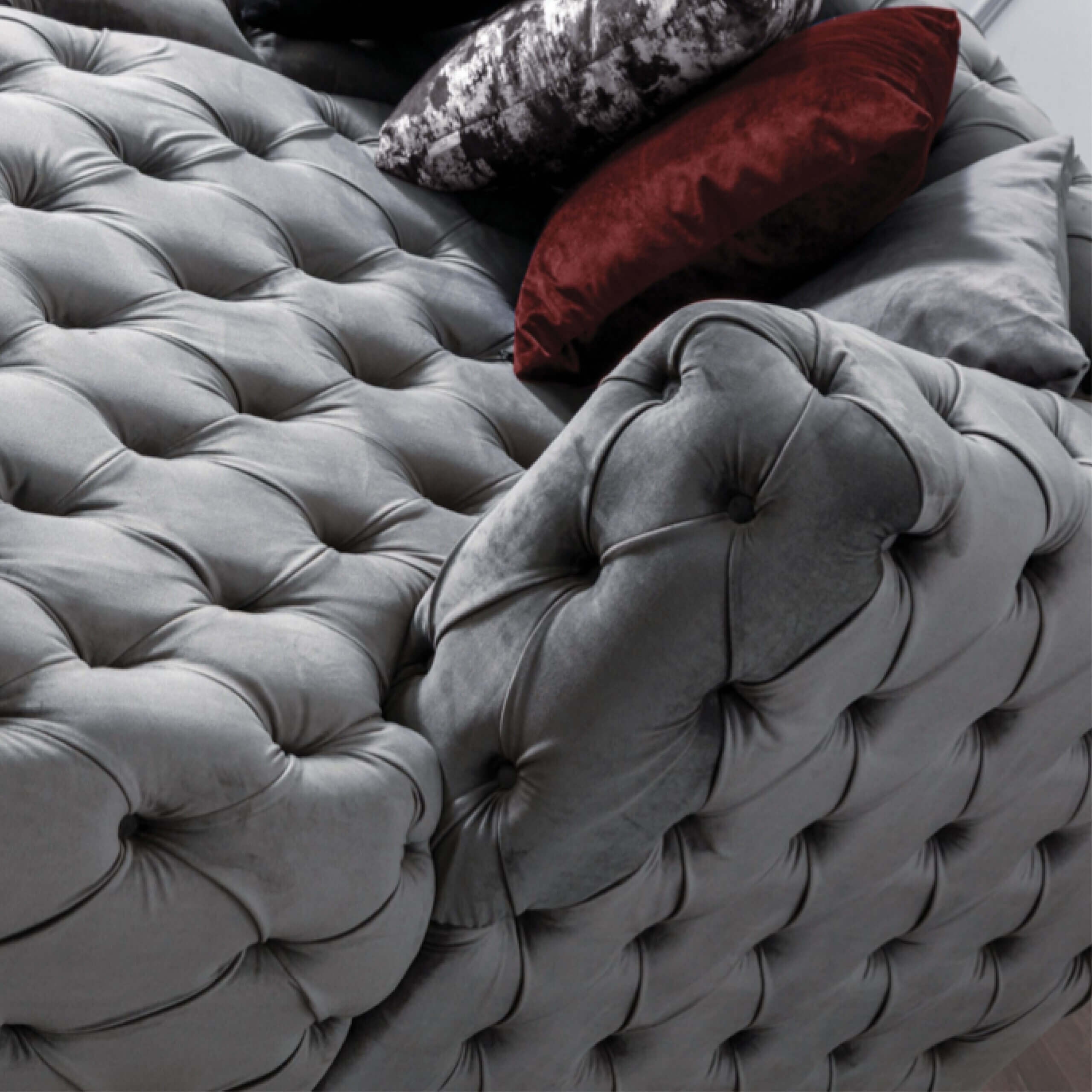 Valencia Tufted Velvet U-Shape Sectional Sofa