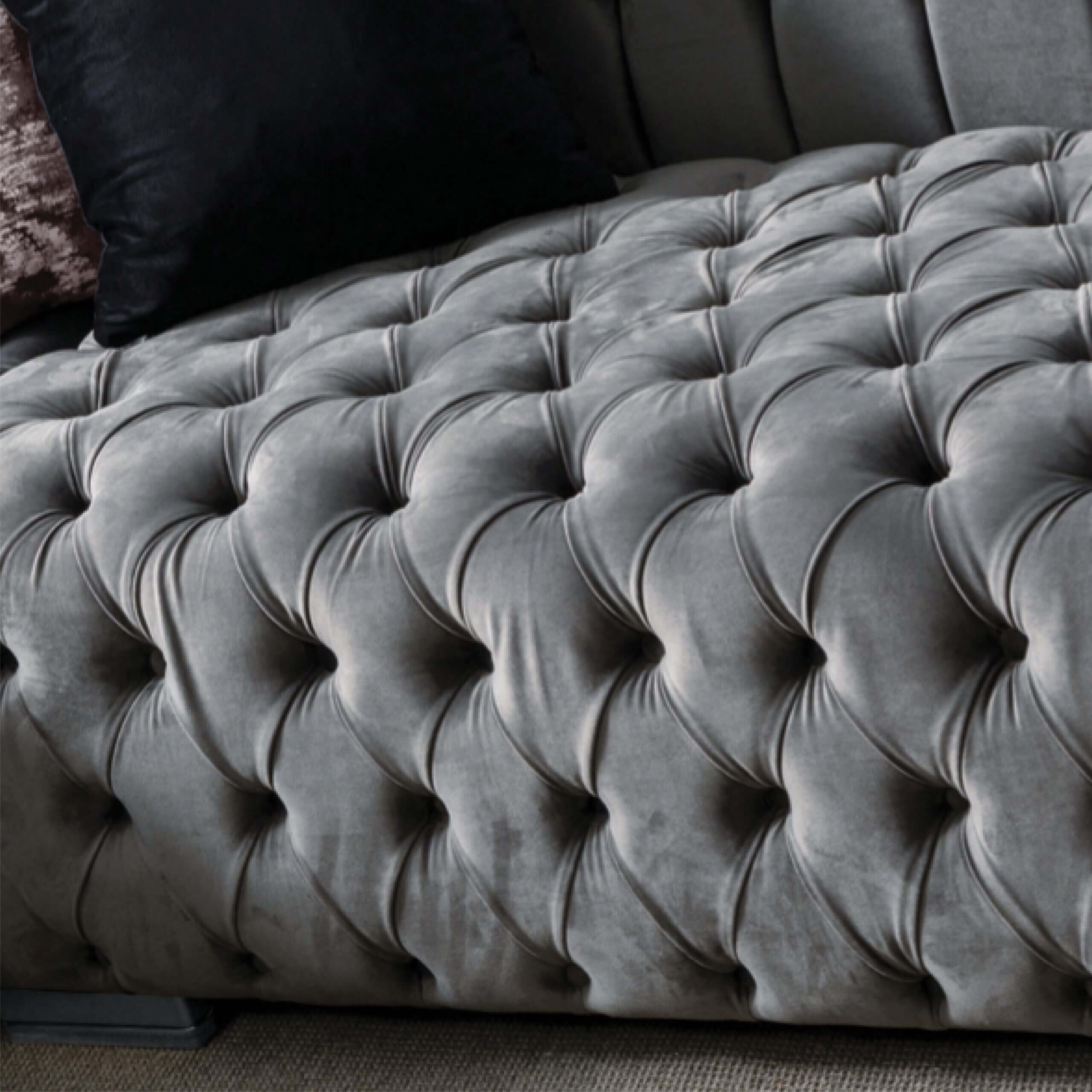 Valencia Tufted Velvet U-Shape Sectional Sofa