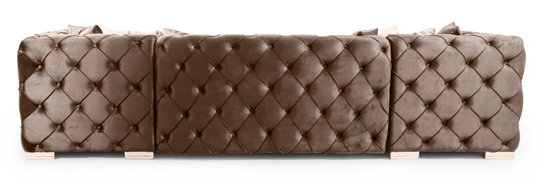 Valencia Upholstered U-Shaped Double Chase Sectional