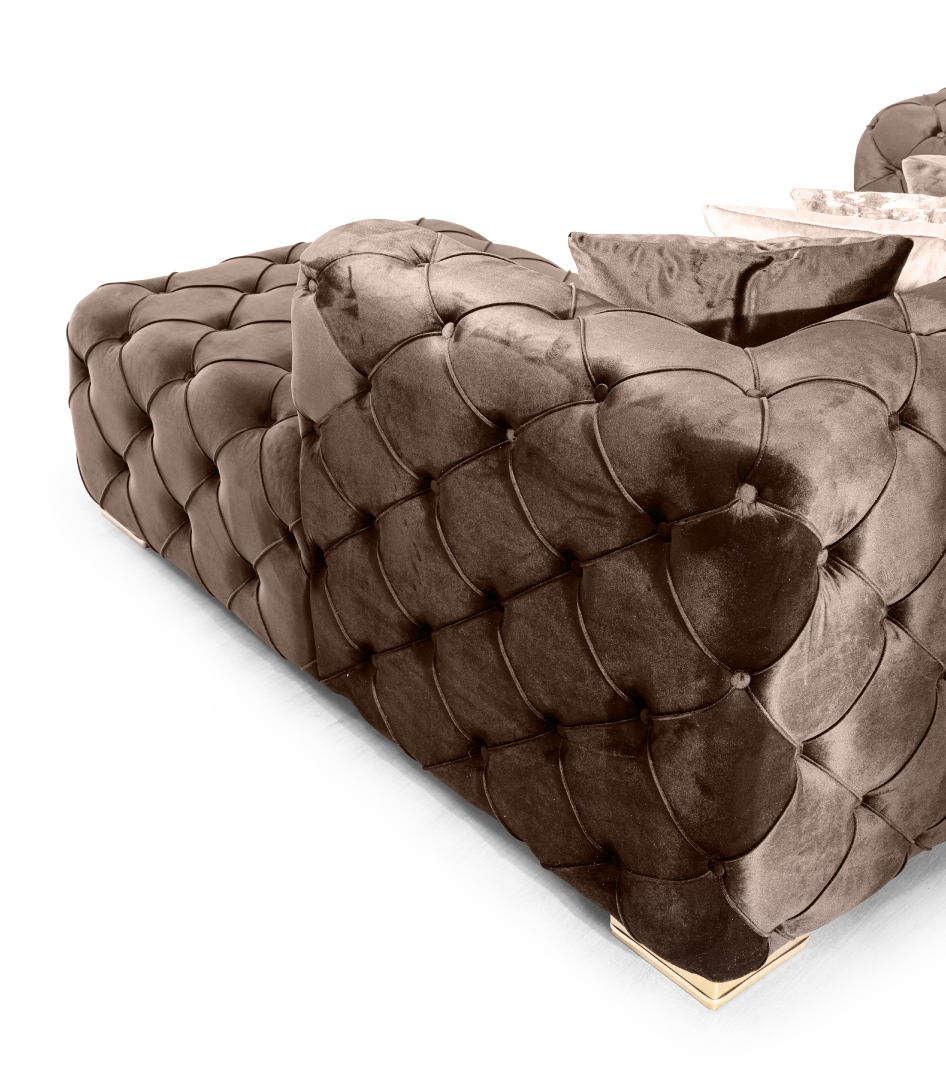 Valencia Upholstered U-Shaped Double Chase Sectional