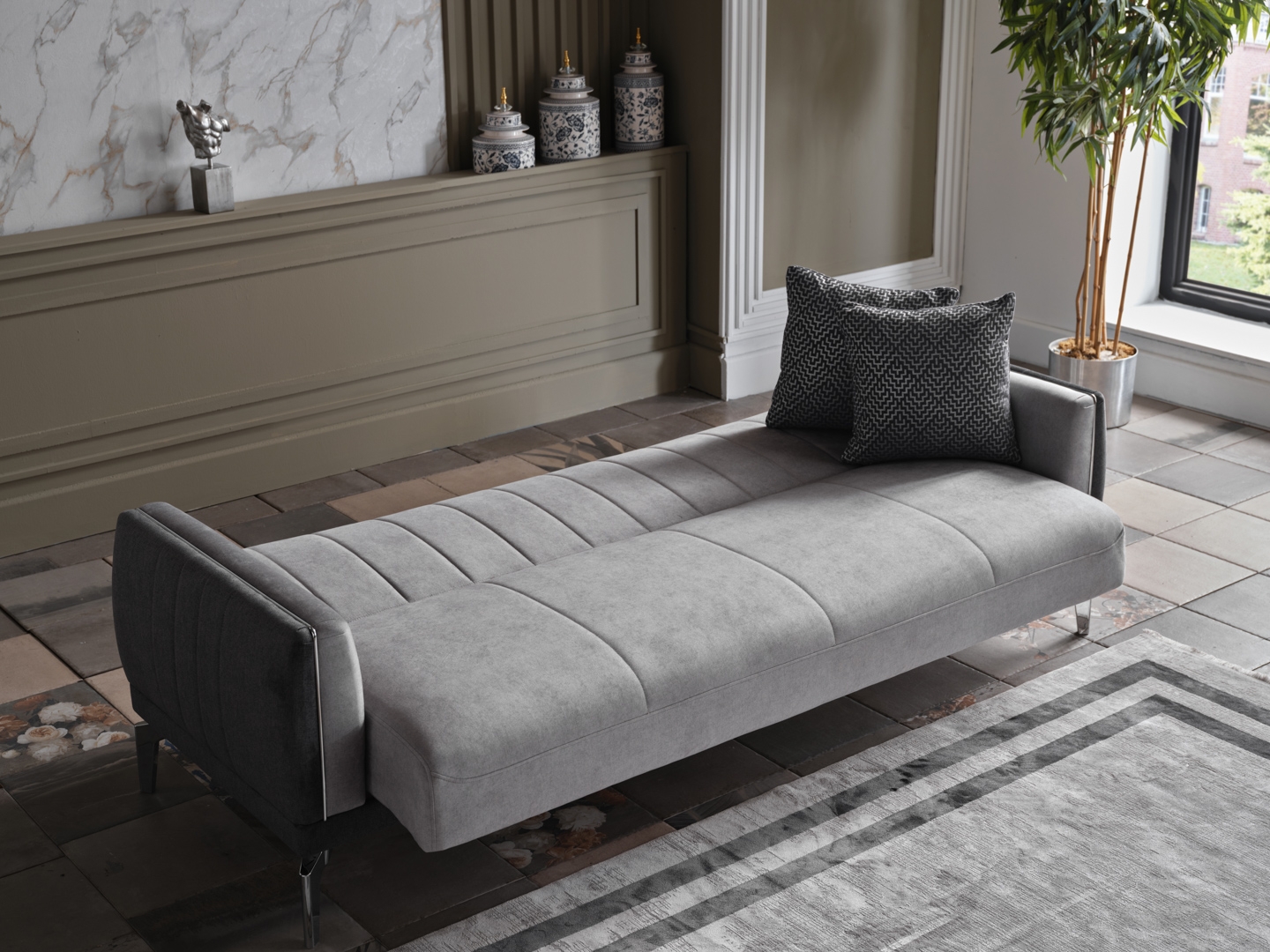 Valens Fabric Sleeper Living Room Set