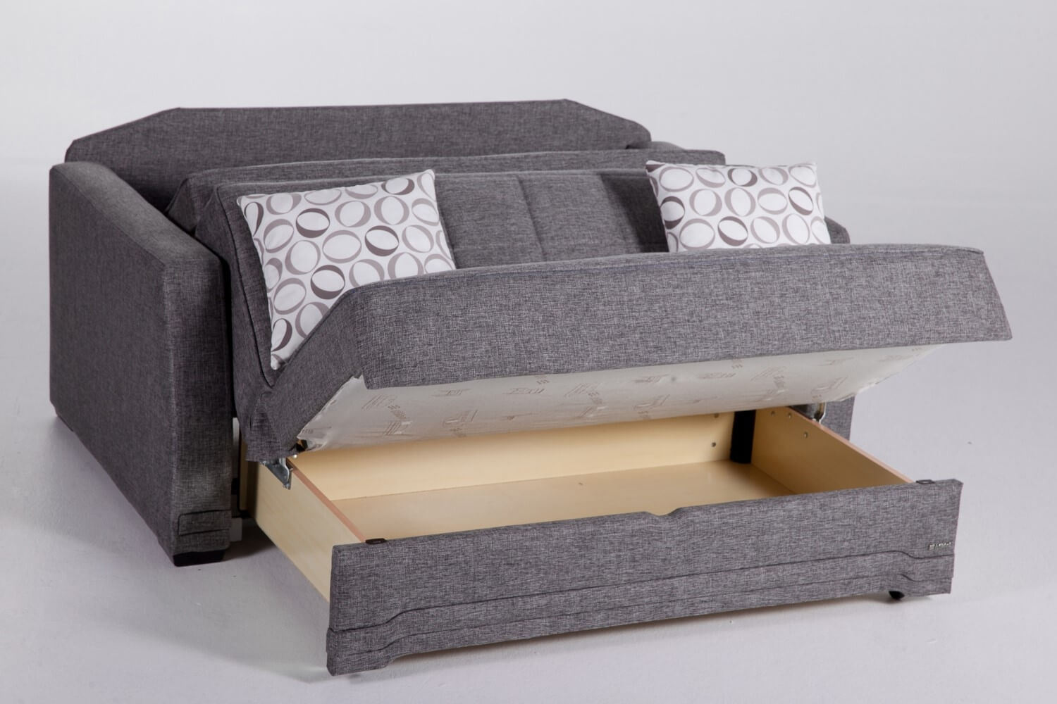 Valerie Fabric Storage Sleeper Loveseat