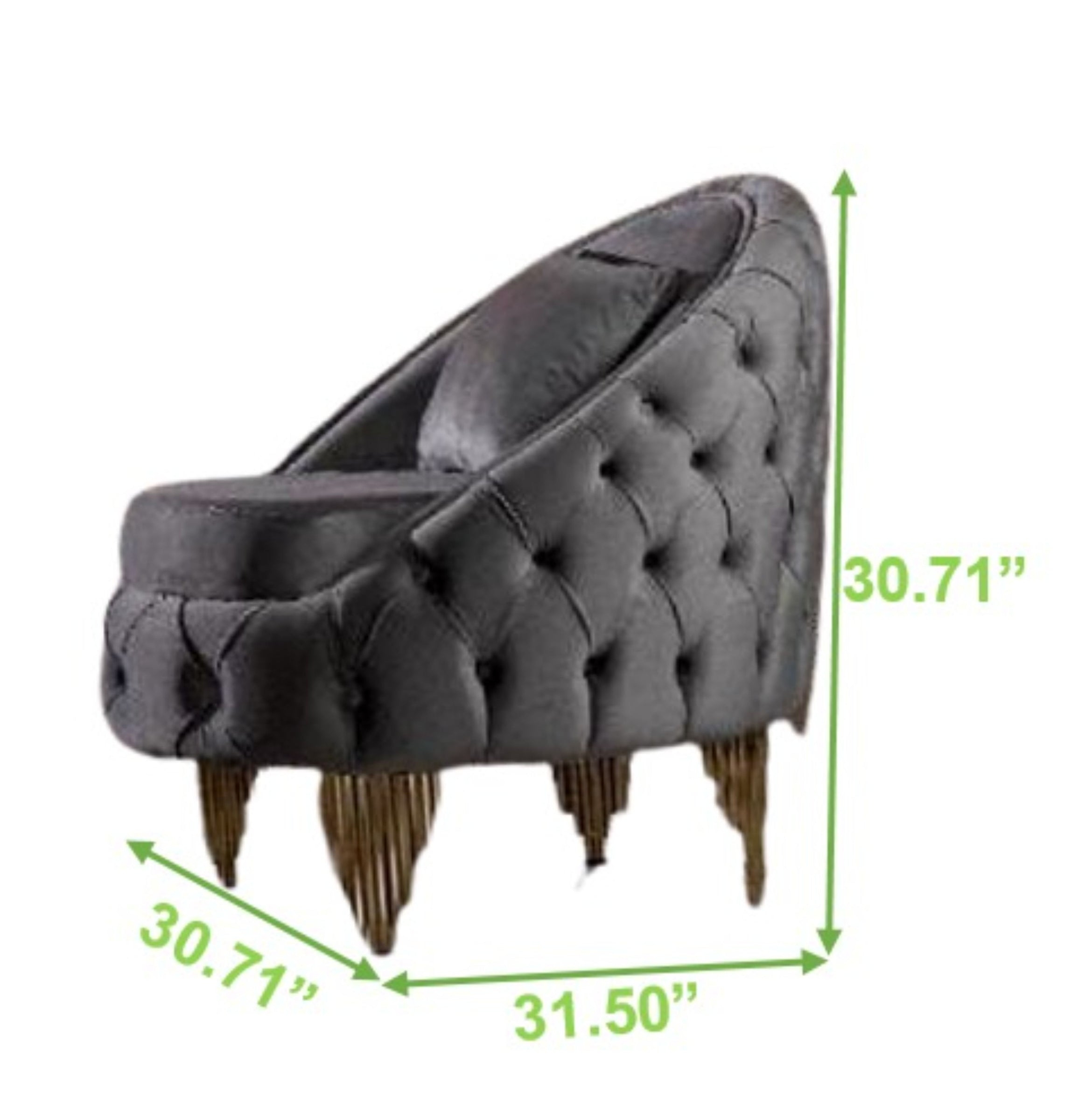 Vanessa Tufted Velvet Living Room Set