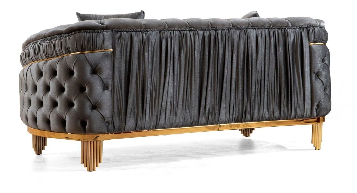 Vanessa Tufted Velvet Living Room Set