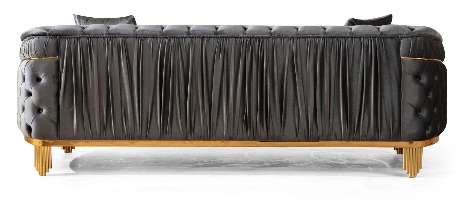 Vanessa Tufted Velvet Living Room Set