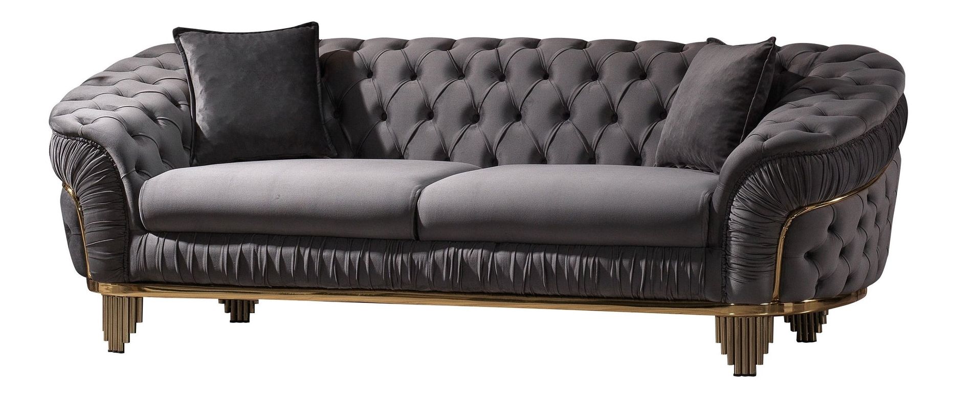 Vanessa Tufted Velvet Sofa