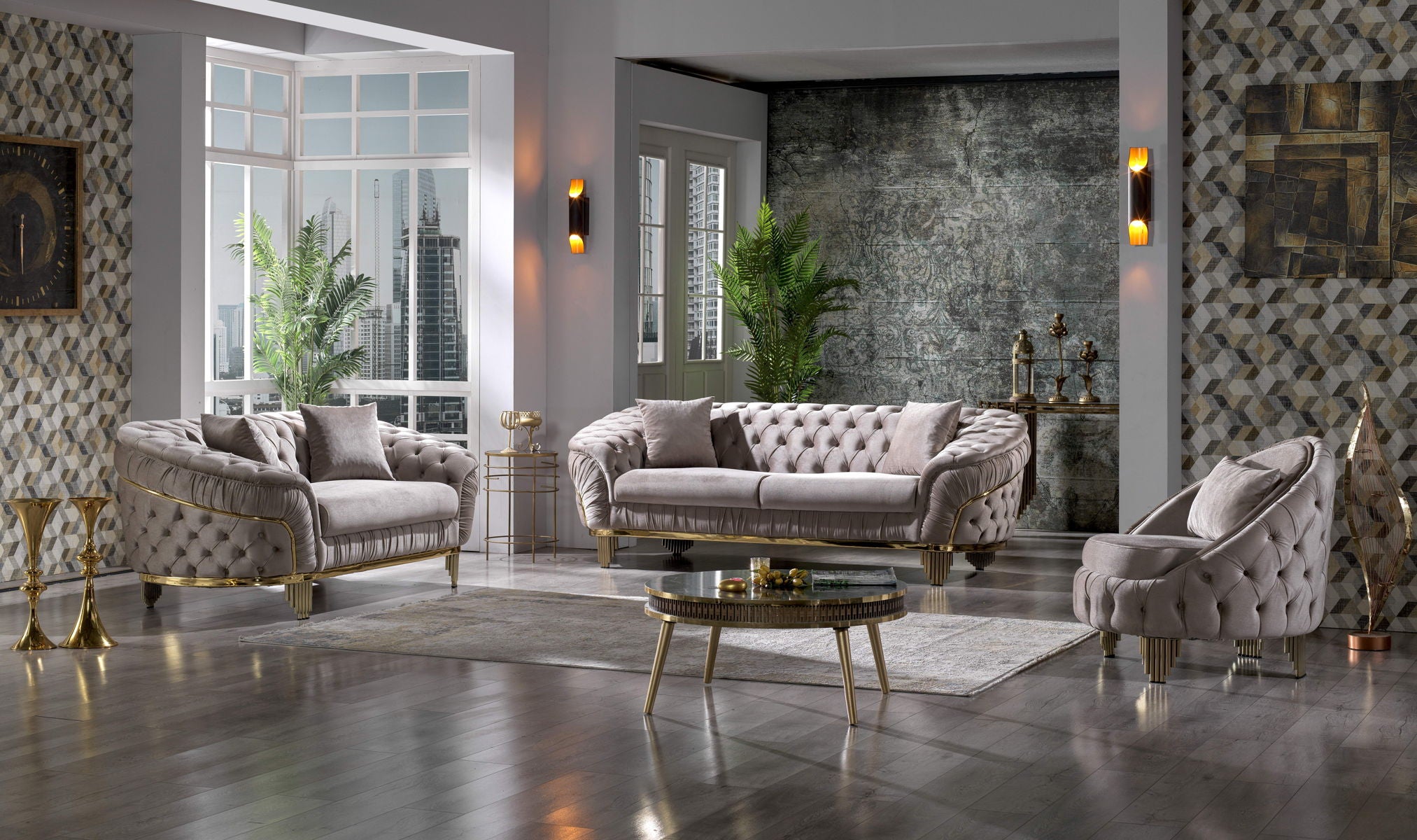 Vanessa Tufted Velvet Chair