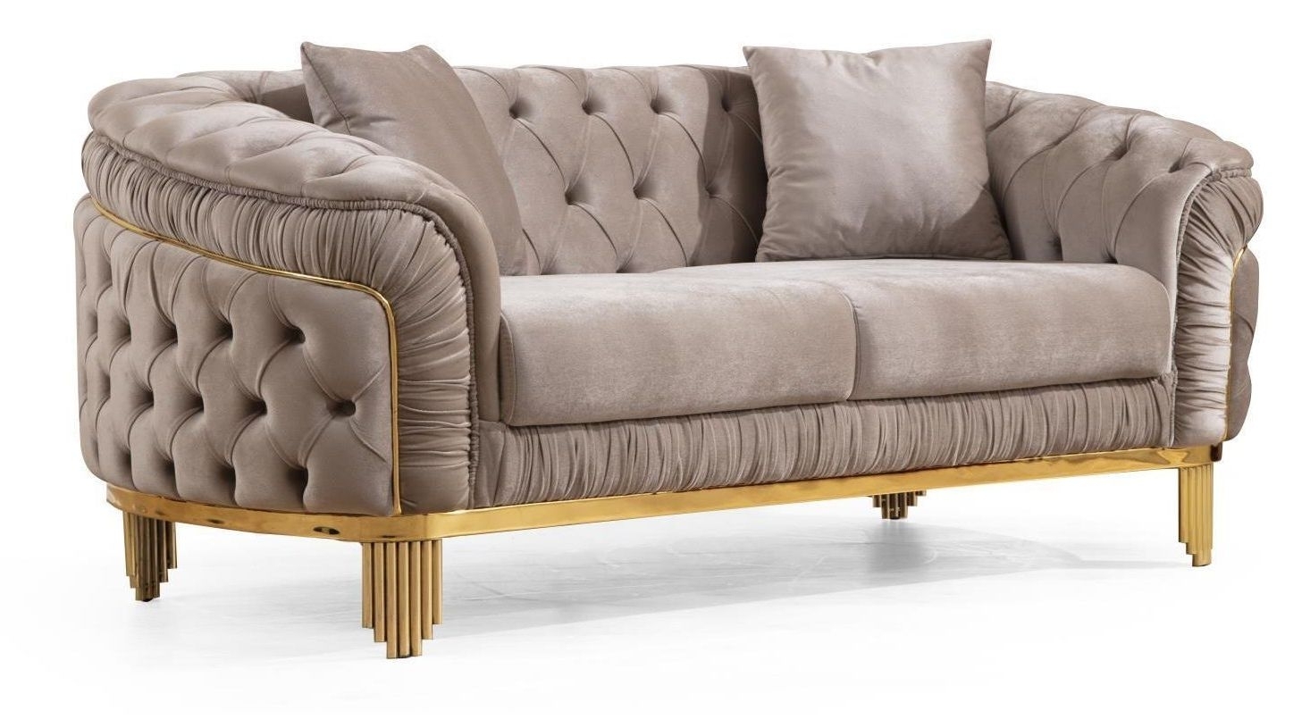 Vanessa Tufted Velvet Living Room Set