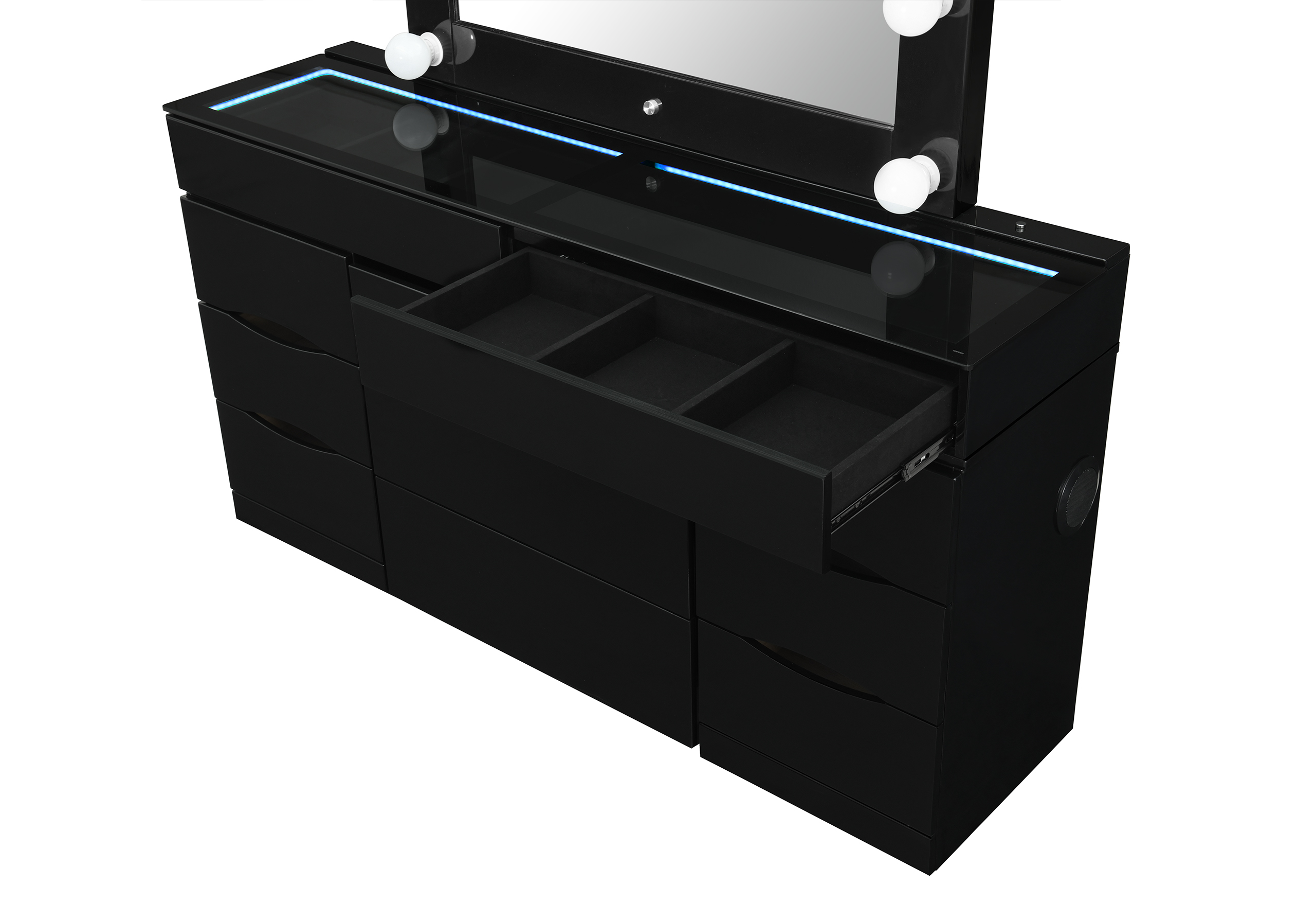 Ella Vanity Set with Storage Stool
