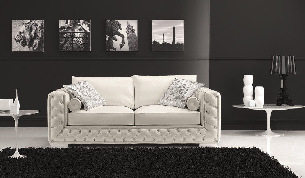 The Vanity Leather Loveseat
