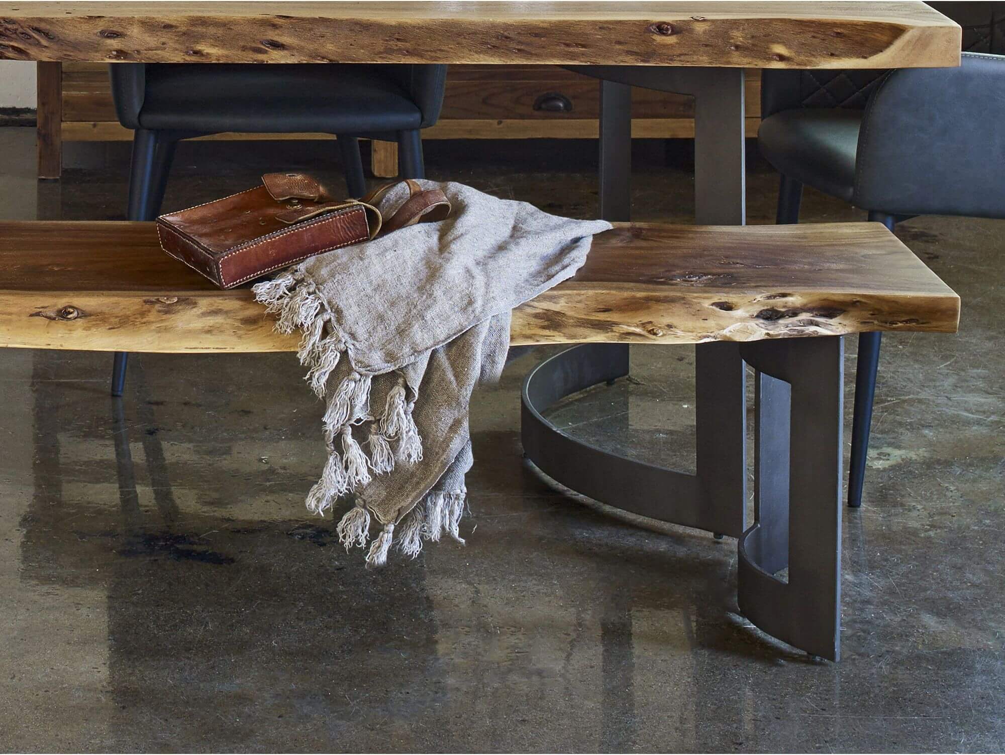 Bent 108" Bench