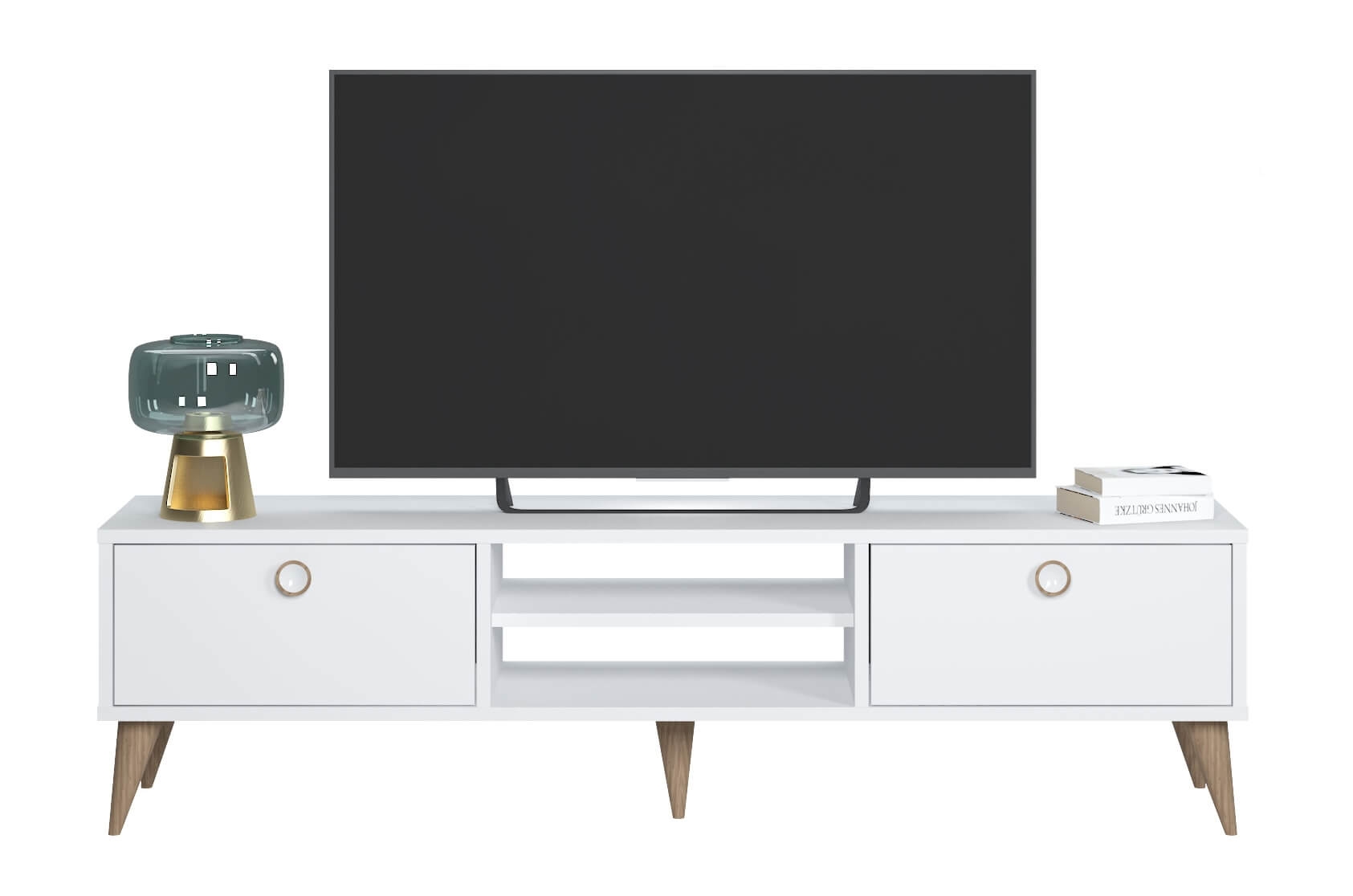 Vega Modern Contemporary TV Unit with Drawers