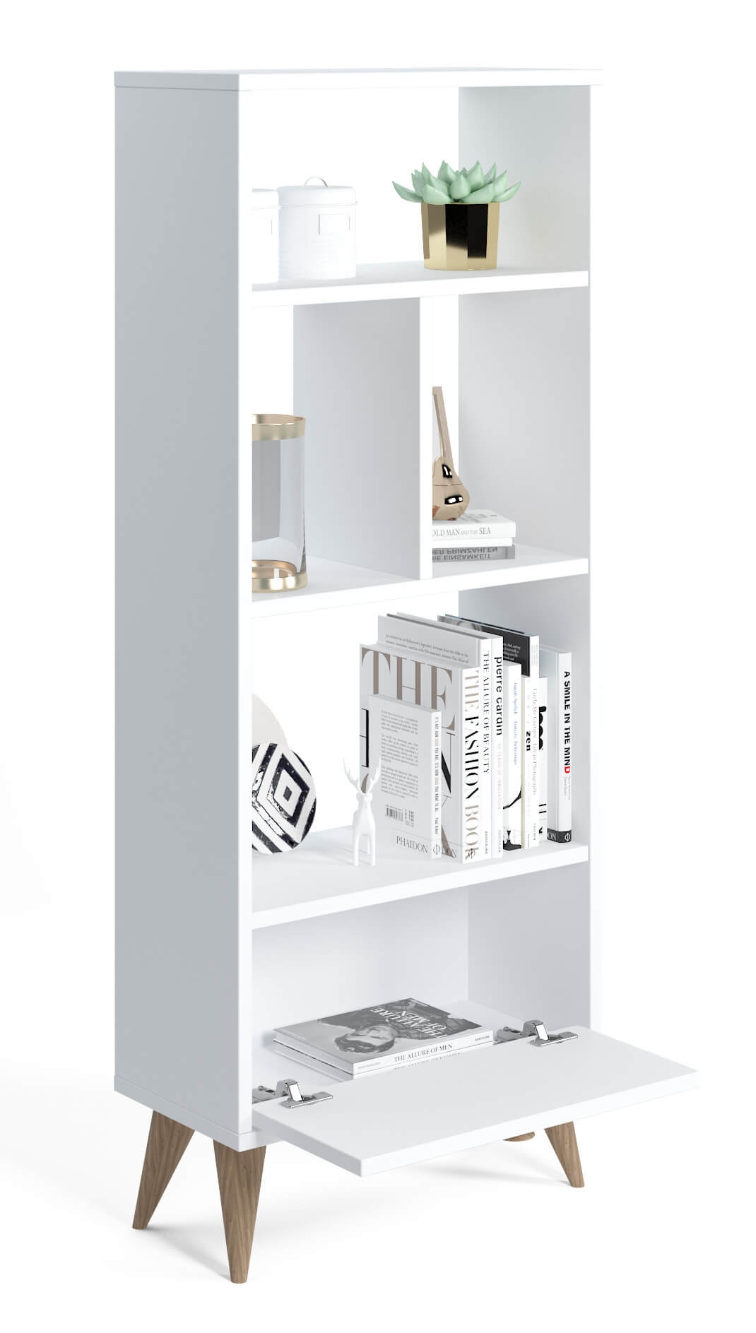 Vega Modern Contemporary Wall Unit Storage & Bookcase