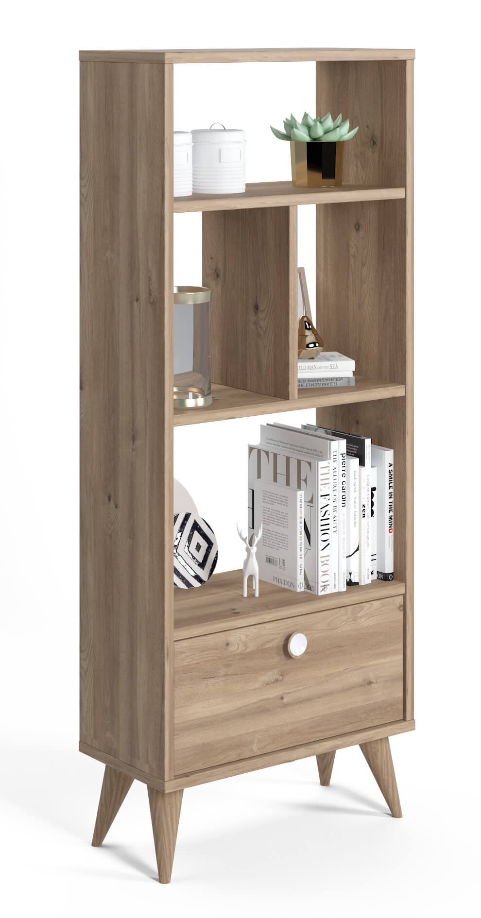 Vega Modern Contemporary Wall Unit Storage & Bookcase