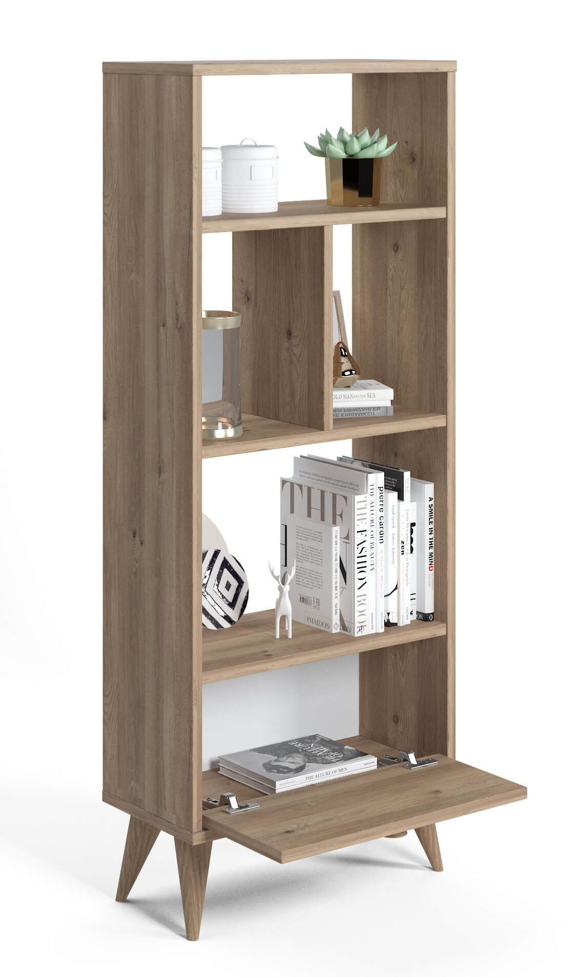 Vega Modern Contemporary Wall Unit Storage & Bookcase