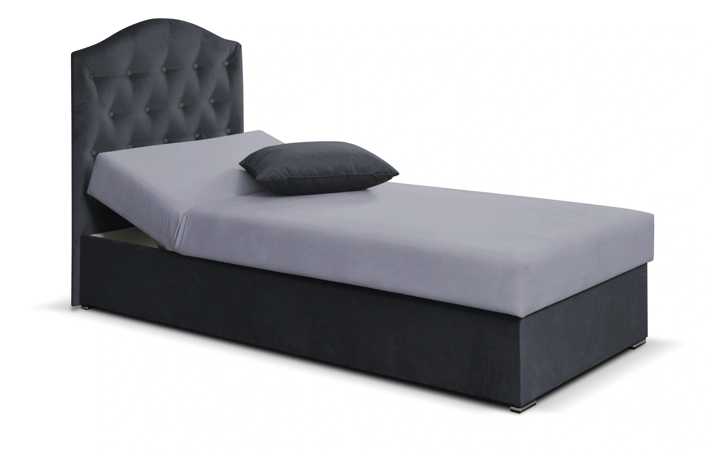 Julia Fabric Upholstered Storage Twin Size Bed