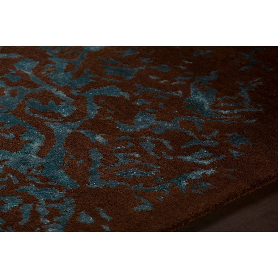 Veleno Wool/Viscose Rectangular Handmade Rug, 9' x 13'