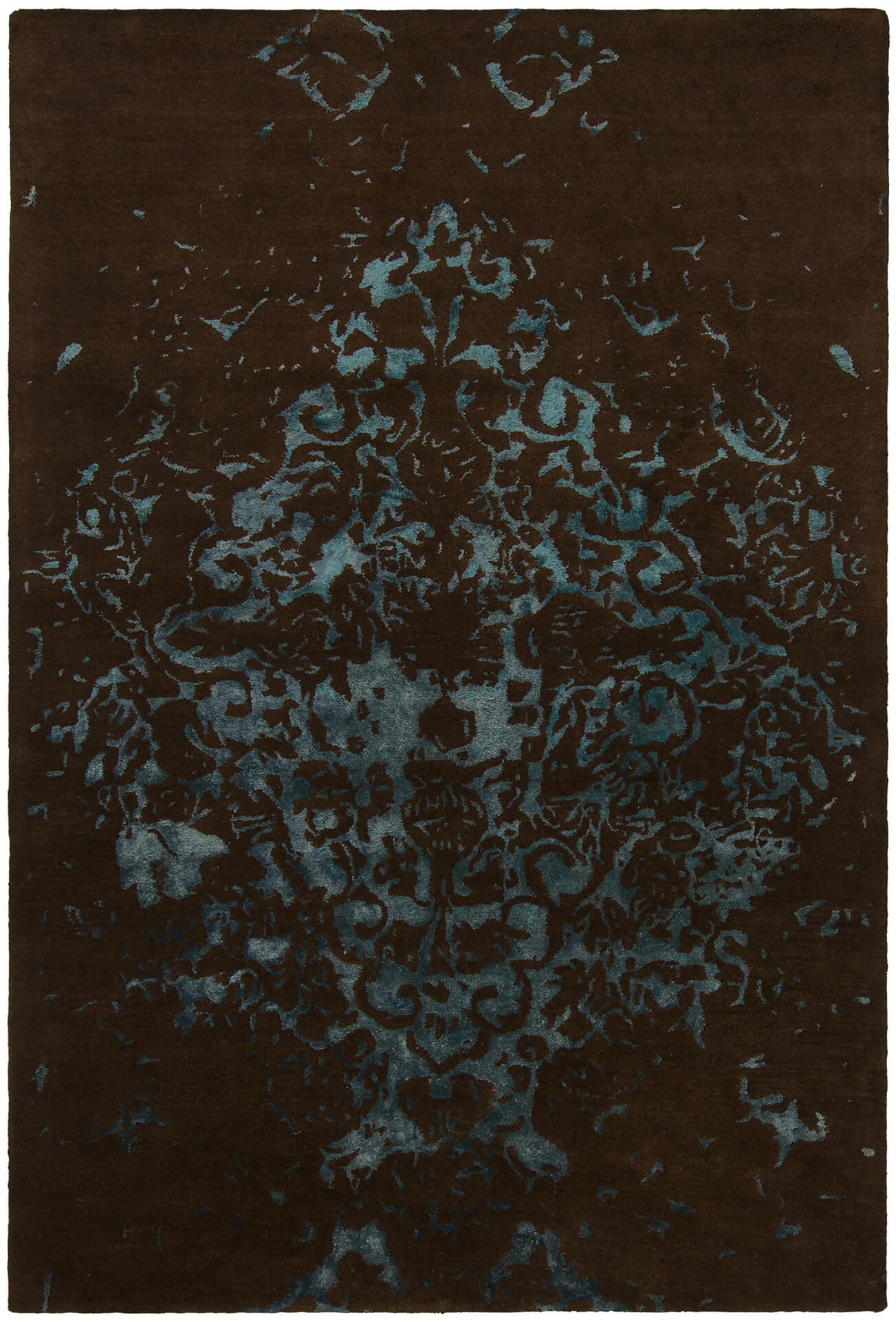 Veleno Wool/Viscose Rectangular Handmade Rug