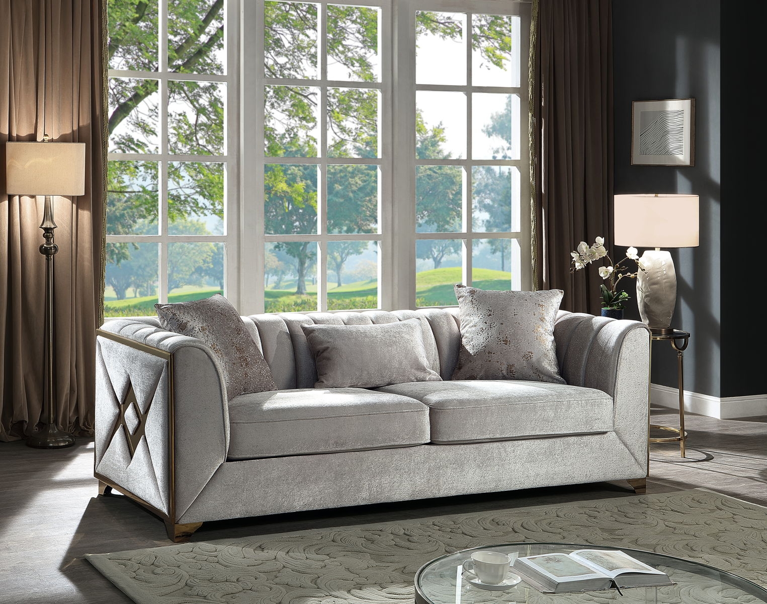 Velencia 3Pc Modern Living Room Set