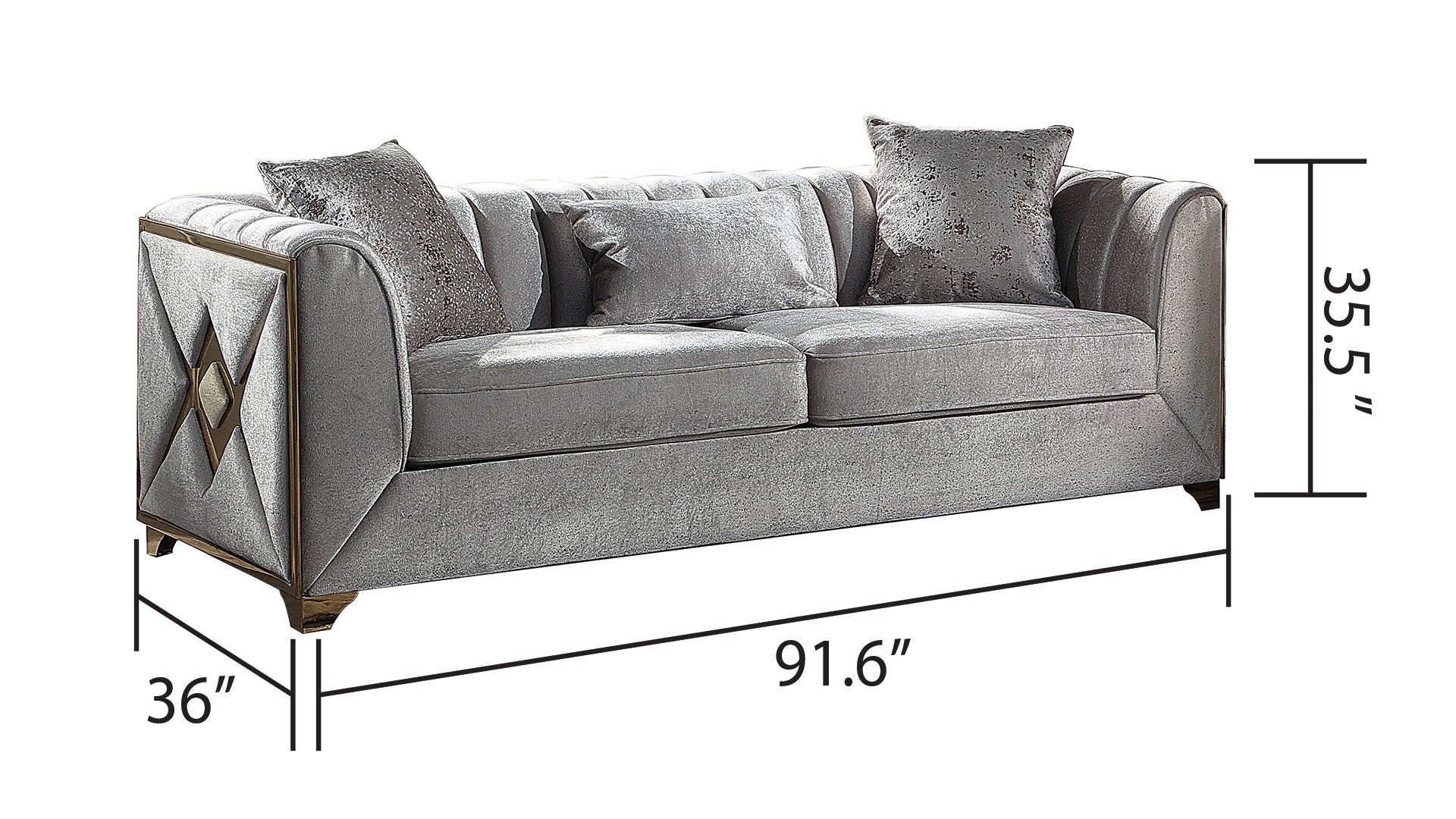Valencia Velvet Sofa