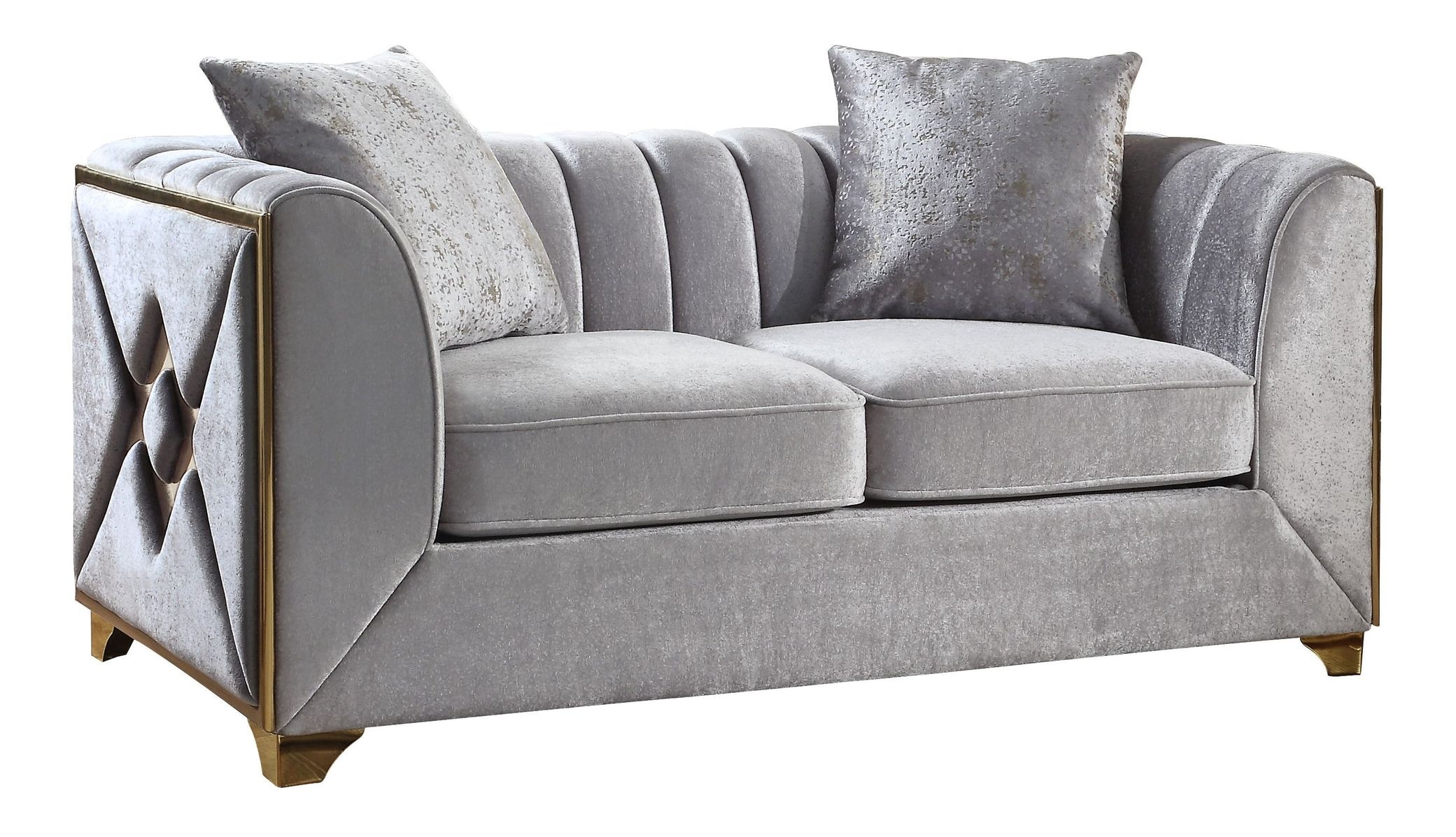 Valencia Modern Style graphic Dimensions:31"H x 91.75"W x 36"D Product Weight: 84 lbs  Valencia Modern Style 2 PC Living room Set