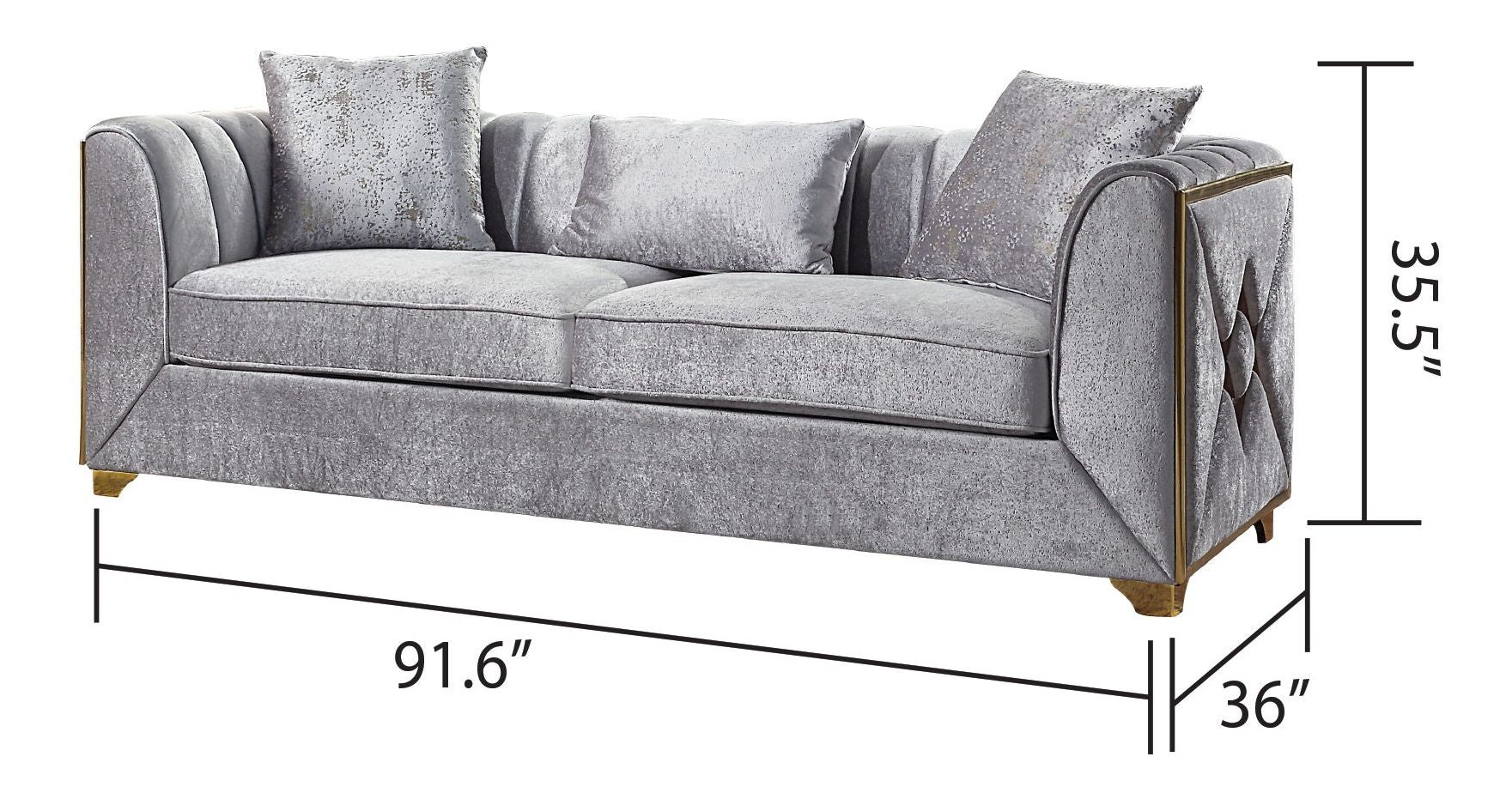 Valencia Velvet Sofa