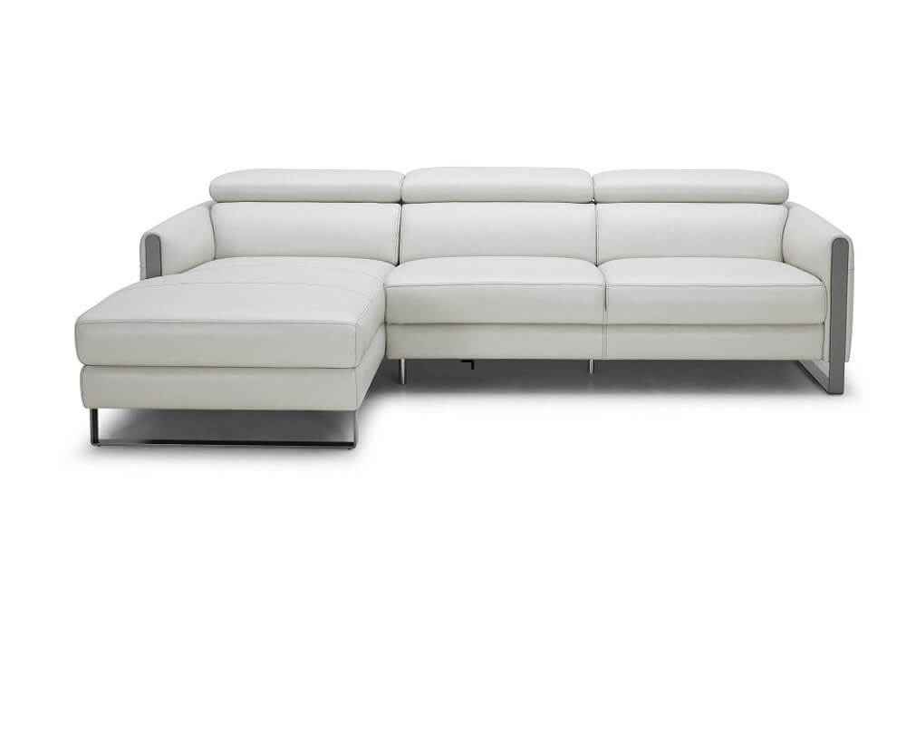 Vella Premium Leather Reclinging Left Hand Facing Sectional